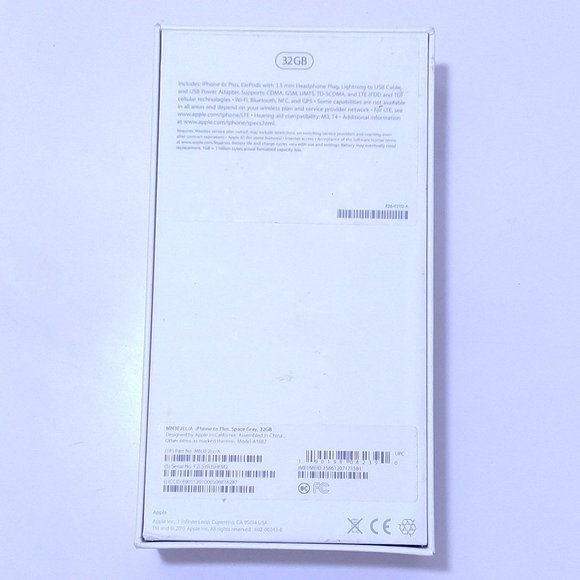 APPLE iPHONE 6s Plus BOX ONLY 32GB Original Packaging OEM Steve Jobs STICKERS - Picture 3 of 13